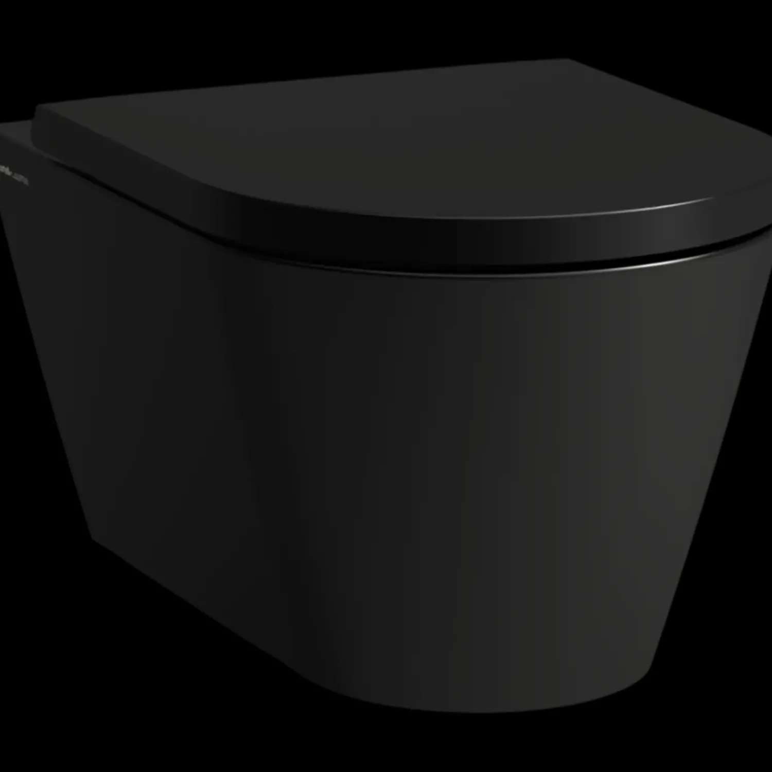 New Laufen Kartell væghængt toilet Glossy sort