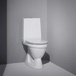 Laufen Toiletter^Rigo toilet m/skjult S-lås hvid