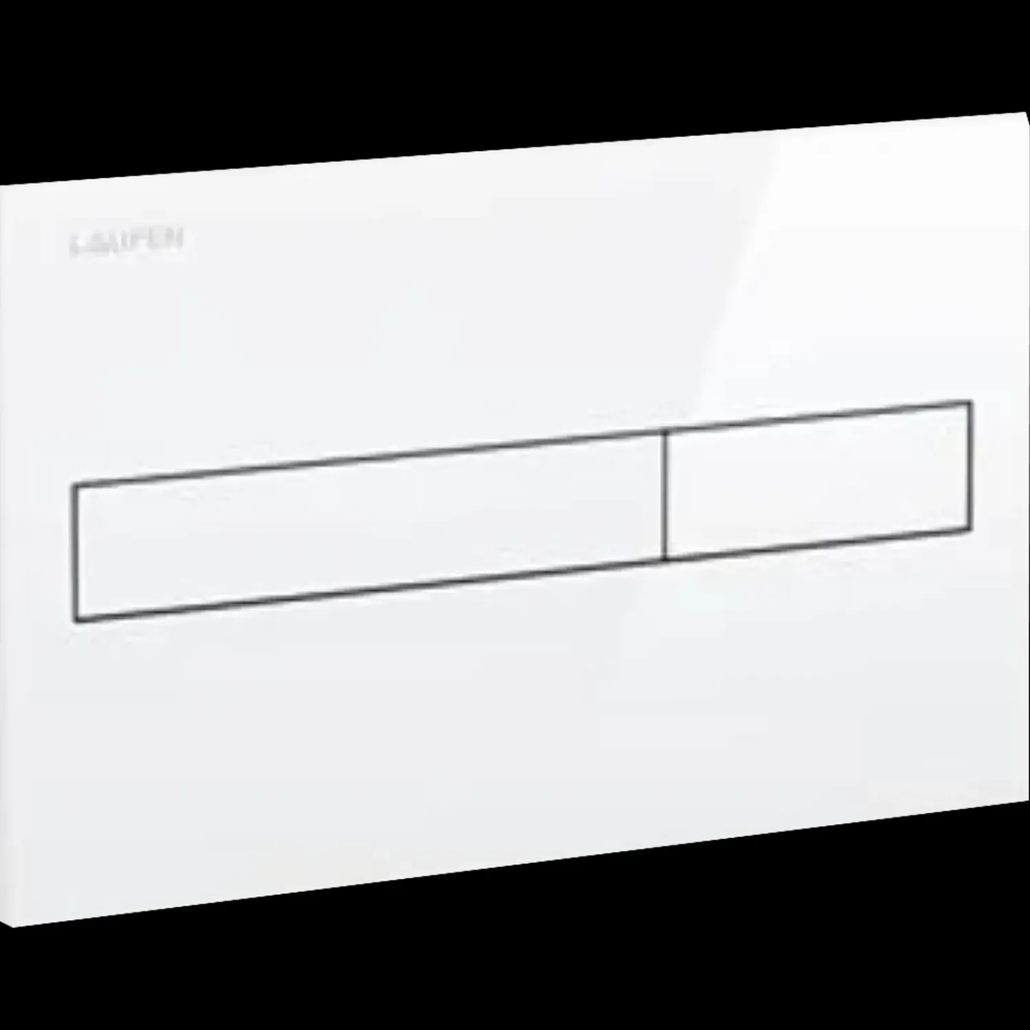 Laufen Toiletter^toilet trykknap 160x10x250 mm hvid