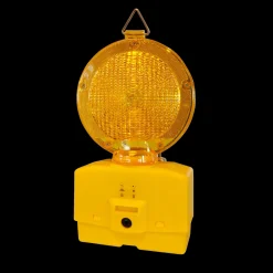 Sydvesta Afspærring Og Afmærkning^LED-Blinklygte med stor gul linse til afspærring