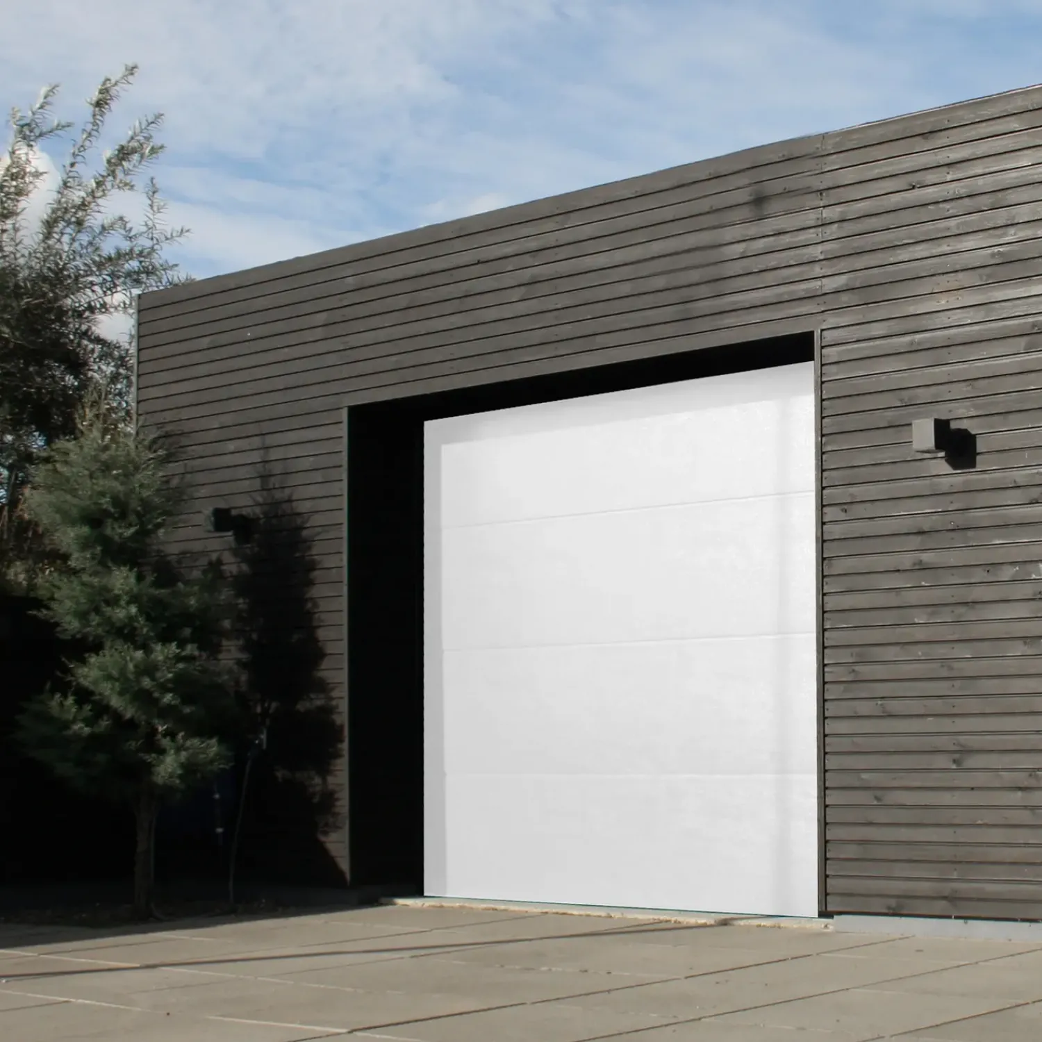 Best Ledhejseport hvid B2410 x H2140 mm