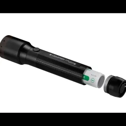 Ledlenser Lommelygter^P7R Core lommelygte inkl. 1xgenopladelig batteri sort