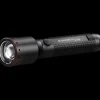 Ledlenser Lommelygter^P6R Core lommelygte inkl. 1xgenopladelig batteri sort