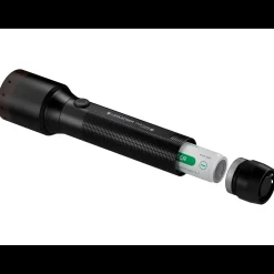 Ledlenser Lommelygter^P6R Core lommelygte inkl. 1xgenopladelig batteri sort