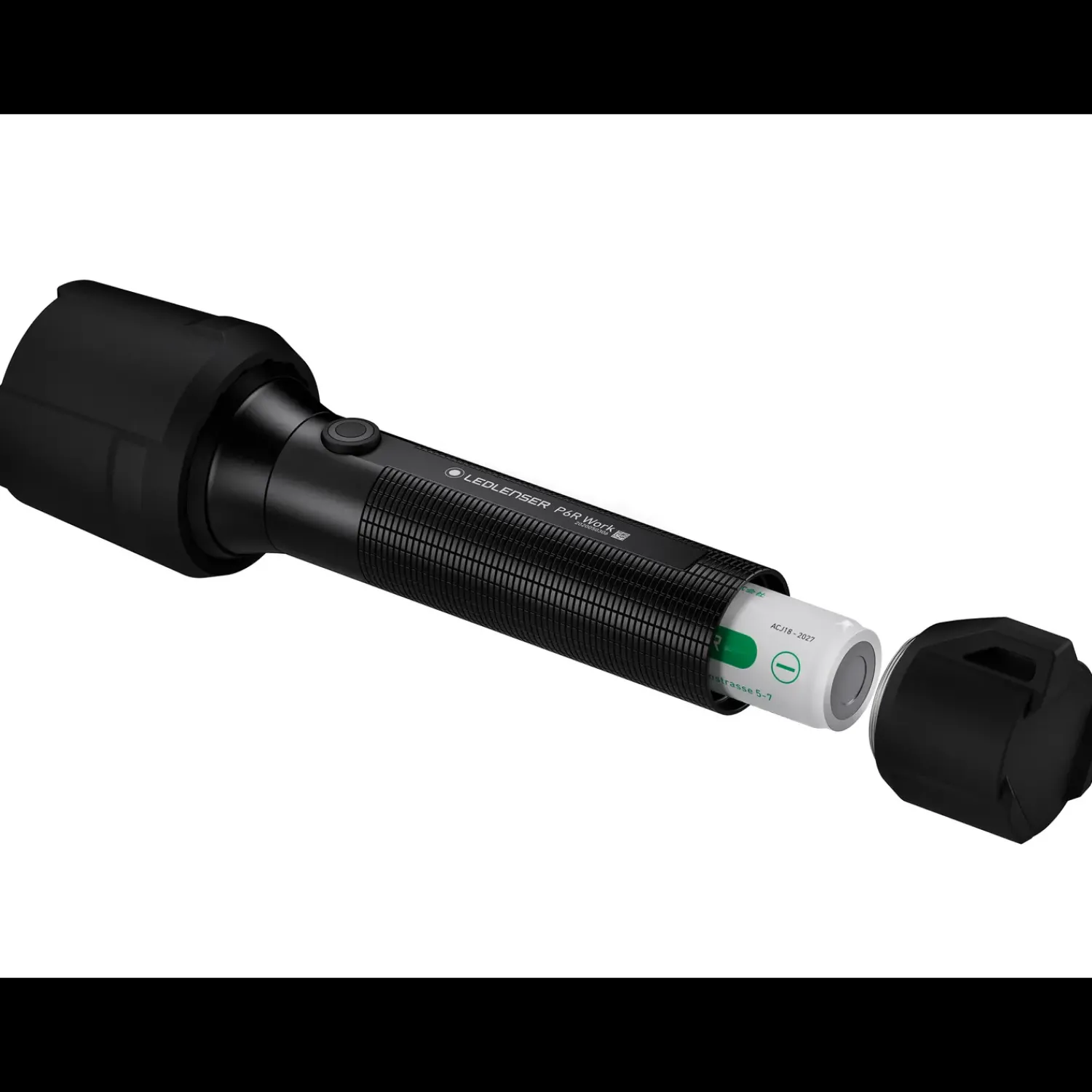 Outlet Ledlenser P6R Work lommelygte inkl. 1xgenopladelig batteri sort