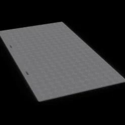 Letbek køreplade m/håndtag mørkegrå 200x115 cm