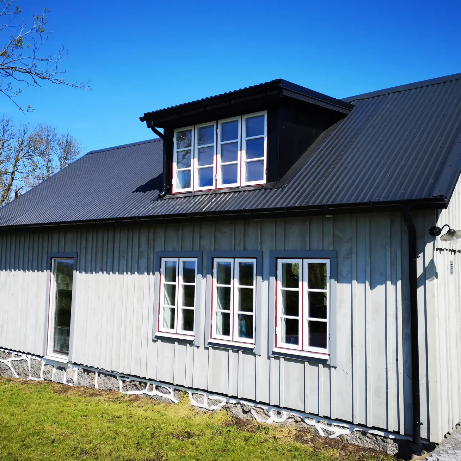 New Lindab Coverline tagplade LP20 0,4 mm x 244 cm x 107,2 cm