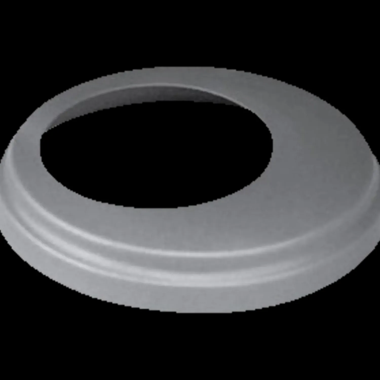 Lindab Ståltagrender^Rainline brøndkrave Ø75/110 mm