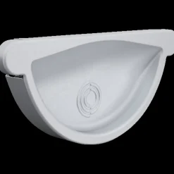 Lindab Ståltagrender^Rainline endebund - 150 mm