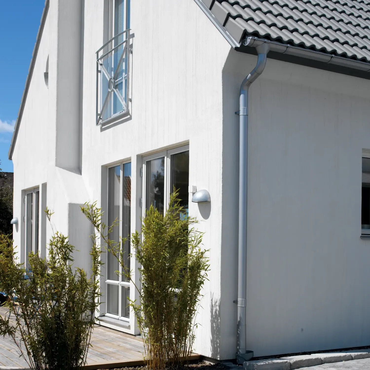 Lindab Ståltagrender^Rainline halvrund tagrende 125x6000 mm