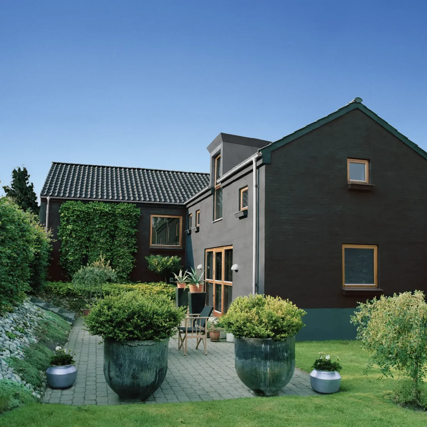 Lindab Ståltagrender^Rainline halvrund tagrende 125x6000 mm