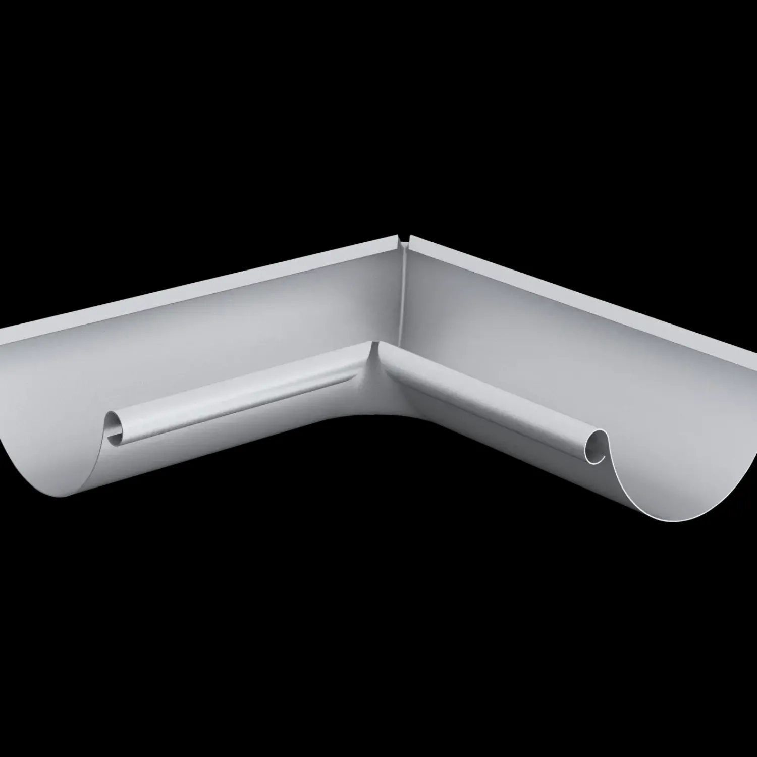 Lindab Ståltagrender^Rainline indv. gering 90°/125 mm