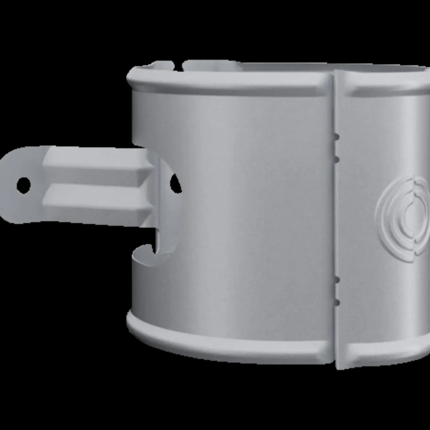 Lindab Ståltagrender^Rainline rørholder - Ø75 mm