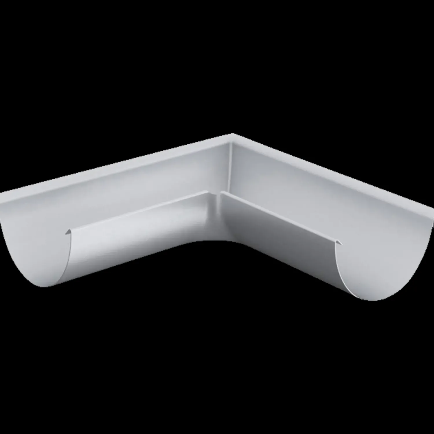 Lindab Ståltagrender^Rainline udv. gering - 90°/150 mm