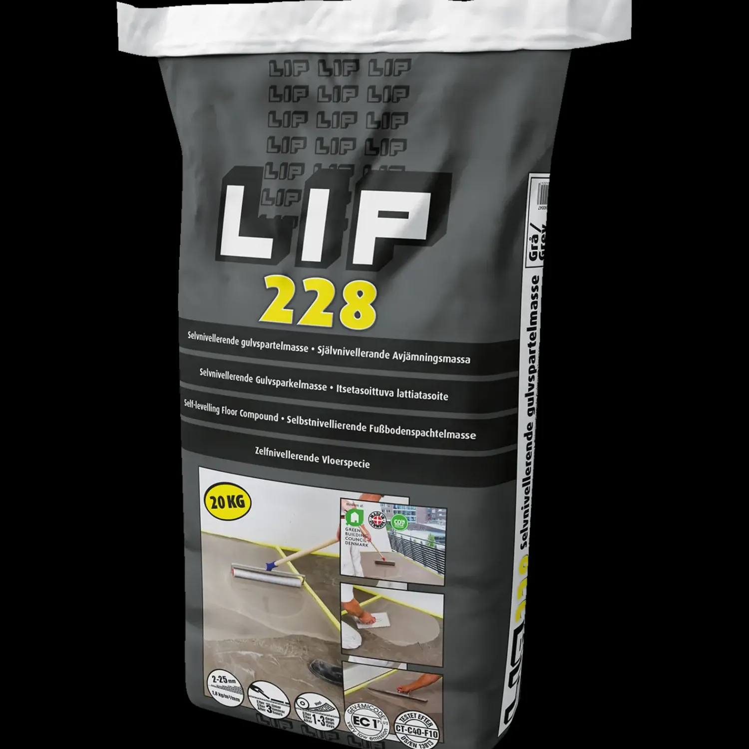 New Lip 228 gulvspartelmasse 20 kg
