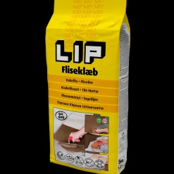 Lip Fliseklæb Og Flisefuge^fliseklæb 5 kg grå