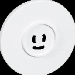 Best LK Lauritz Knudsen LK Fuga afdækning rund lampestikkontakt Ø80 mm