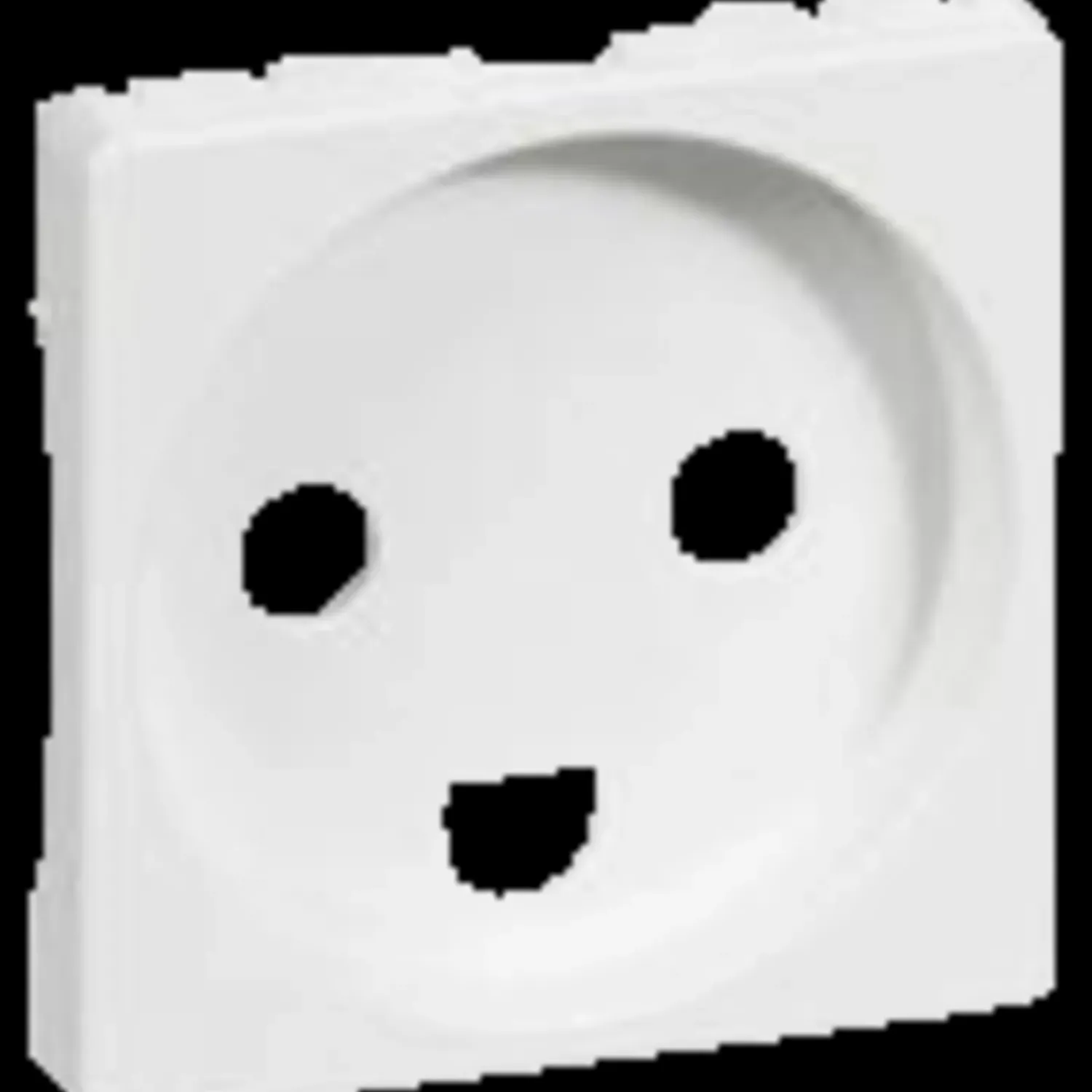 Hot LK Lauritz Knudsen LK Fuga afdækning stikkontakt m/jord 1 modul hvid