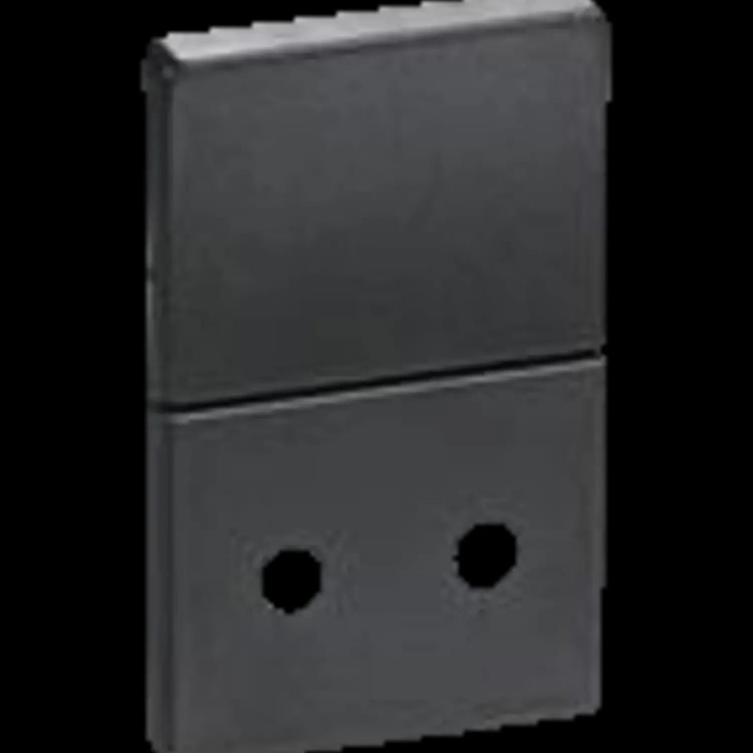 LK Lauritz Knudsen Dåser Og Underlag^LK Fuga afdækning stikkontakt u/jord 1 1/2 modul koksgrå