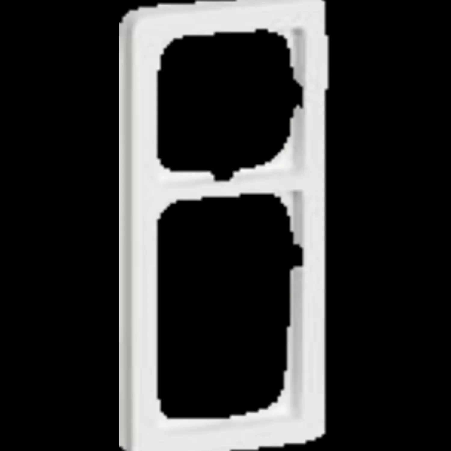 Clearance LK Lauritz Knudsen LK Fuga baseline 63 ramme 2 1/2 modul hvid