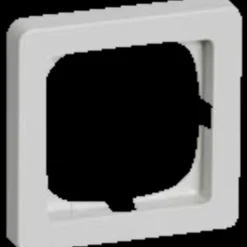 LK Lauritz Knudsen Dåser Og Underlag^LK Fuga baseline 63 ramme 1 modul lysegrå