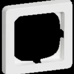 LK Lauritz Knudsen Dåser Og Underlag^LK Fuga baseline 63 ramme 1 modul hvid