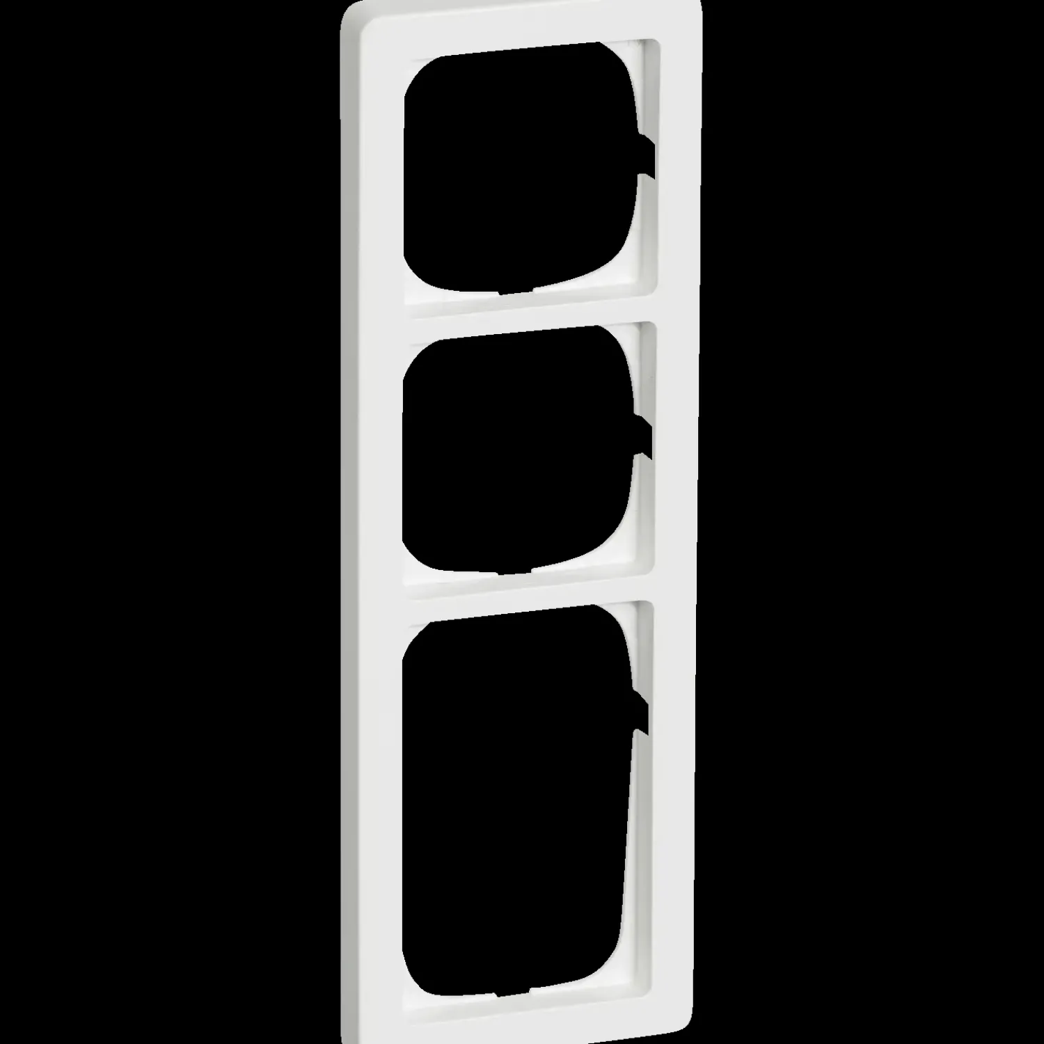 LK Lauritz Knudsen Dåser Og Underlag^LK Fuga baseline 63 ramme 3 1/2 modul hvid