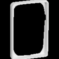 LK Lauritz Knudsen Dåser Og Underlag^LK Fuga baseline 50 ramme 1 1/2 modul hvid