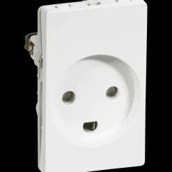 LK Lauritz Knudsen Stikkontakter Og Afbrydere^LK Fuga indsats stikkontakt 1 1/2 modul hvid