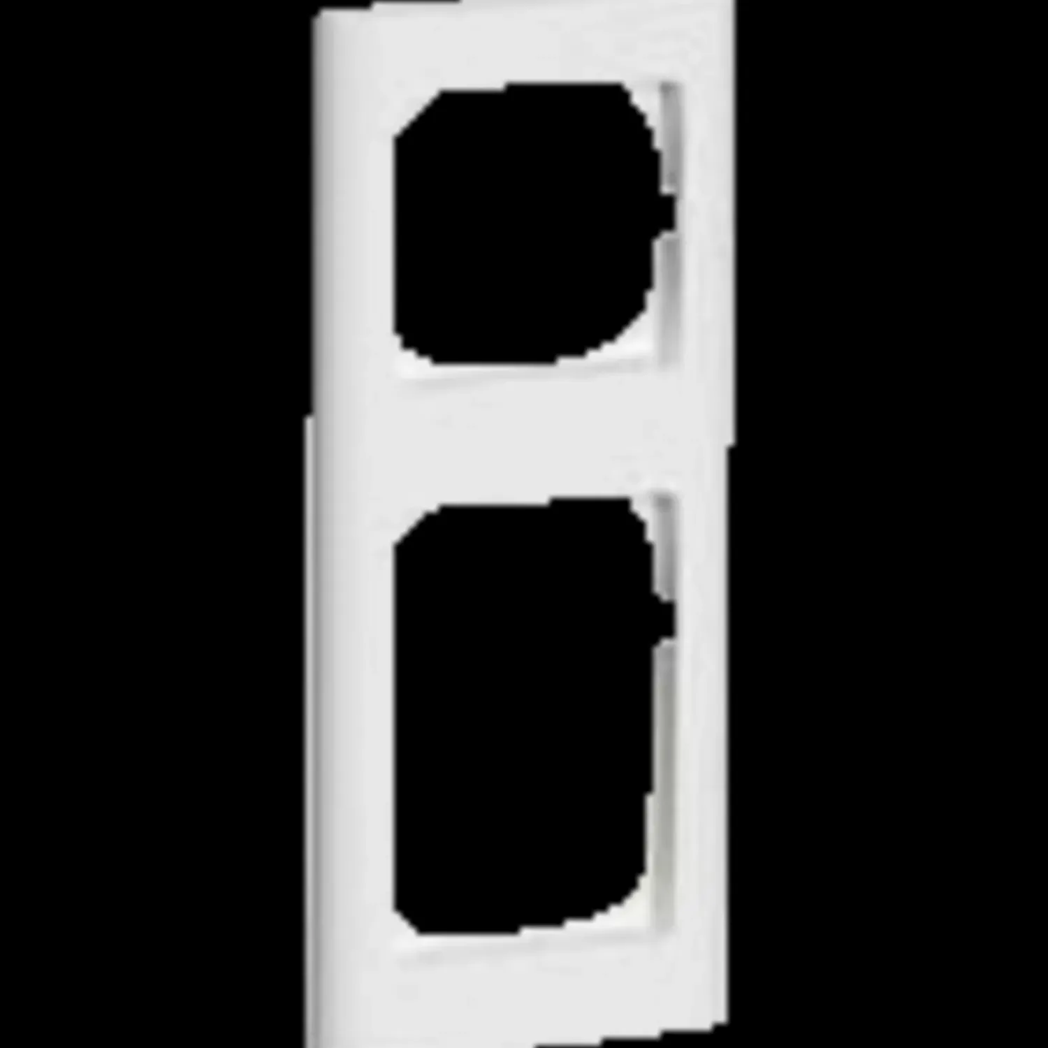 Clearance LK Lauritz Knudsen LK Fuga softline 68 ramme 2 1/2 modul hvid