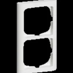 LK Lauritz Knudsen Dåser Og Underlag^LK Fuga softline 63 ramme 2x1 modul lodret hvid