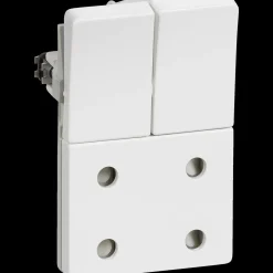 Sale LK Lauritz Knudsen LK Fuga stikkontakt 1 1/2 modul dobbelt hvid