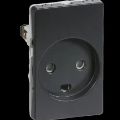 LK Lauritz Knudsen Stikkontakter Og Afbrydere^LK Fuga stikkontakt m/jord 1 1/2 modil koksgrå