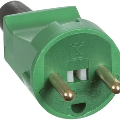 Best LK Lauritz Knudsen LK hanstik rund u/jord 250V grøn