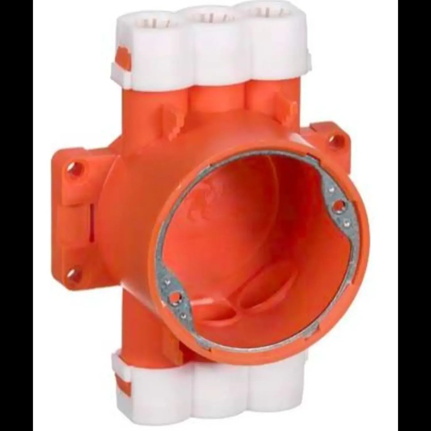 Dåser Og Underlag^Loftdåse PL55/16 m/vindtæt membran orange