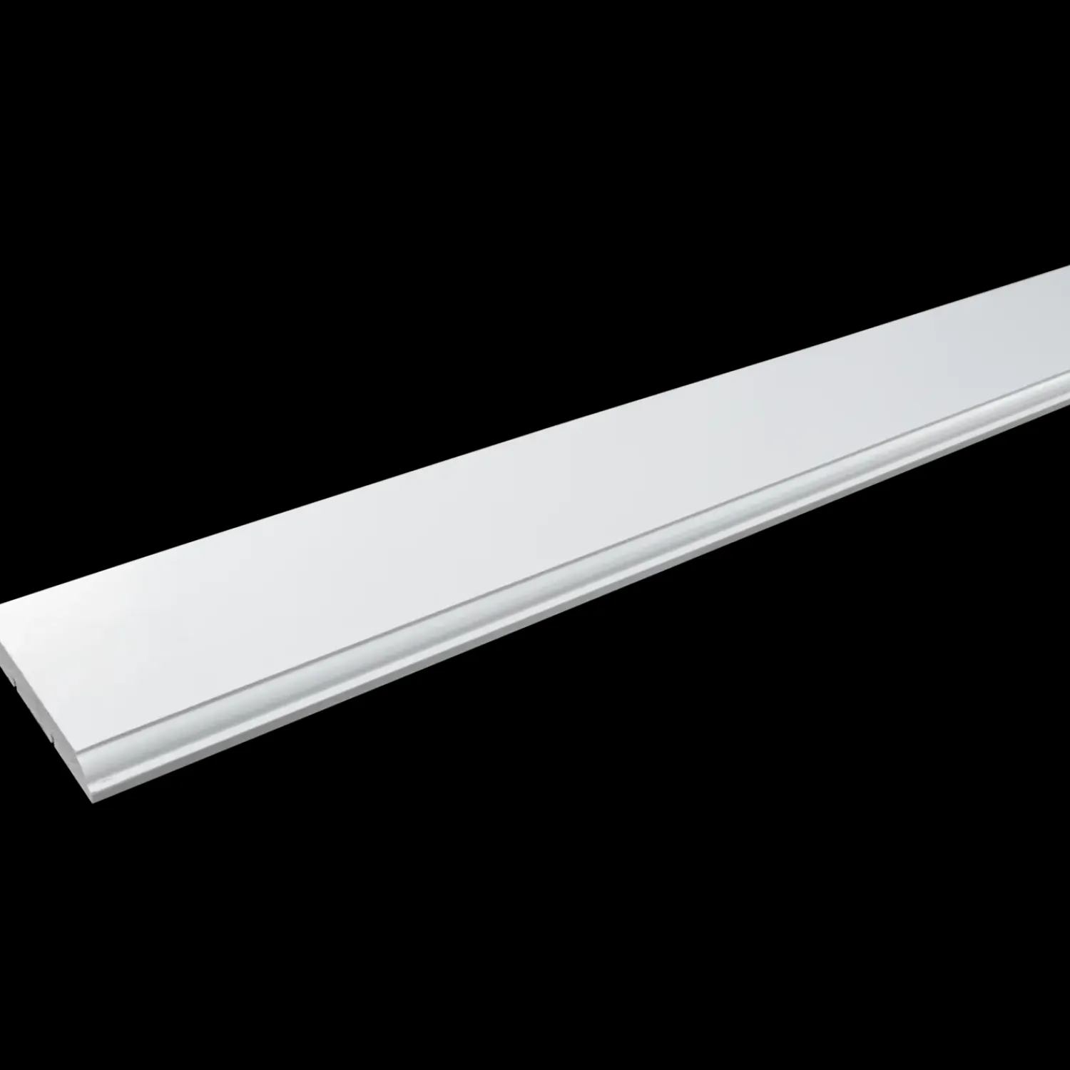 LTI Fodlister^25 fodliste almue fyr/hvidmalet 15 x 91 x 4200 mm