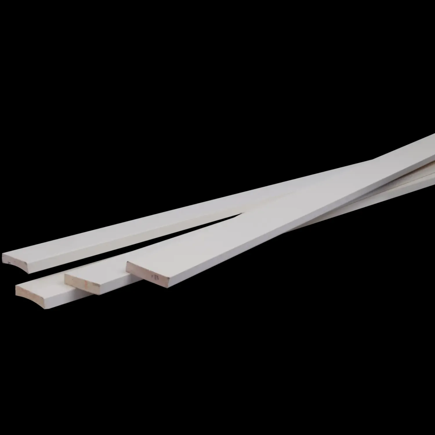 LTI 11 fodliste fyr/hvidmalet 14x65x4200 mm