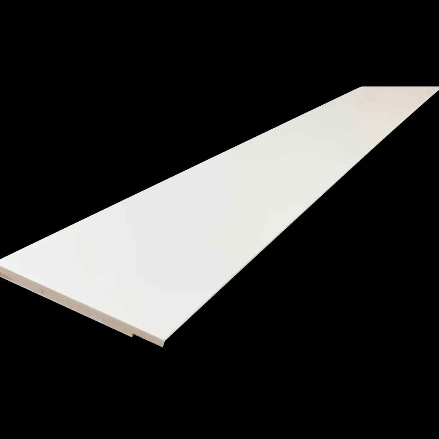 LTI Gerigter^lysning hvid MDF S 16x200x4200 mm