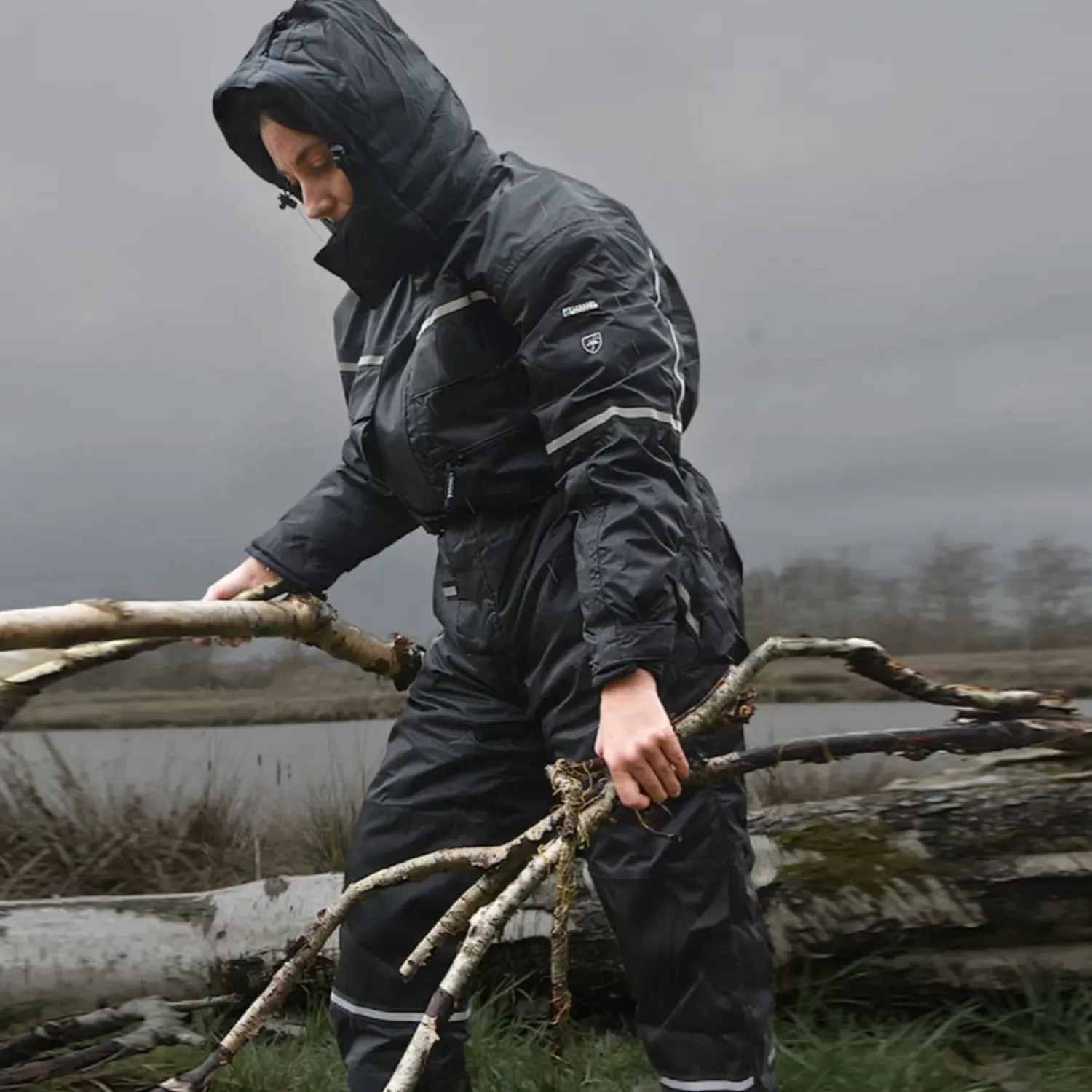 Discount Lyngsøe fox vinter kedeldragt sort str. XL