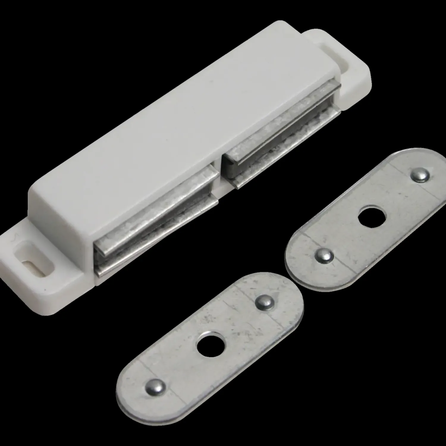 Peder Nielsen Hængelåse^Magnetlås 2x4 kg hvid