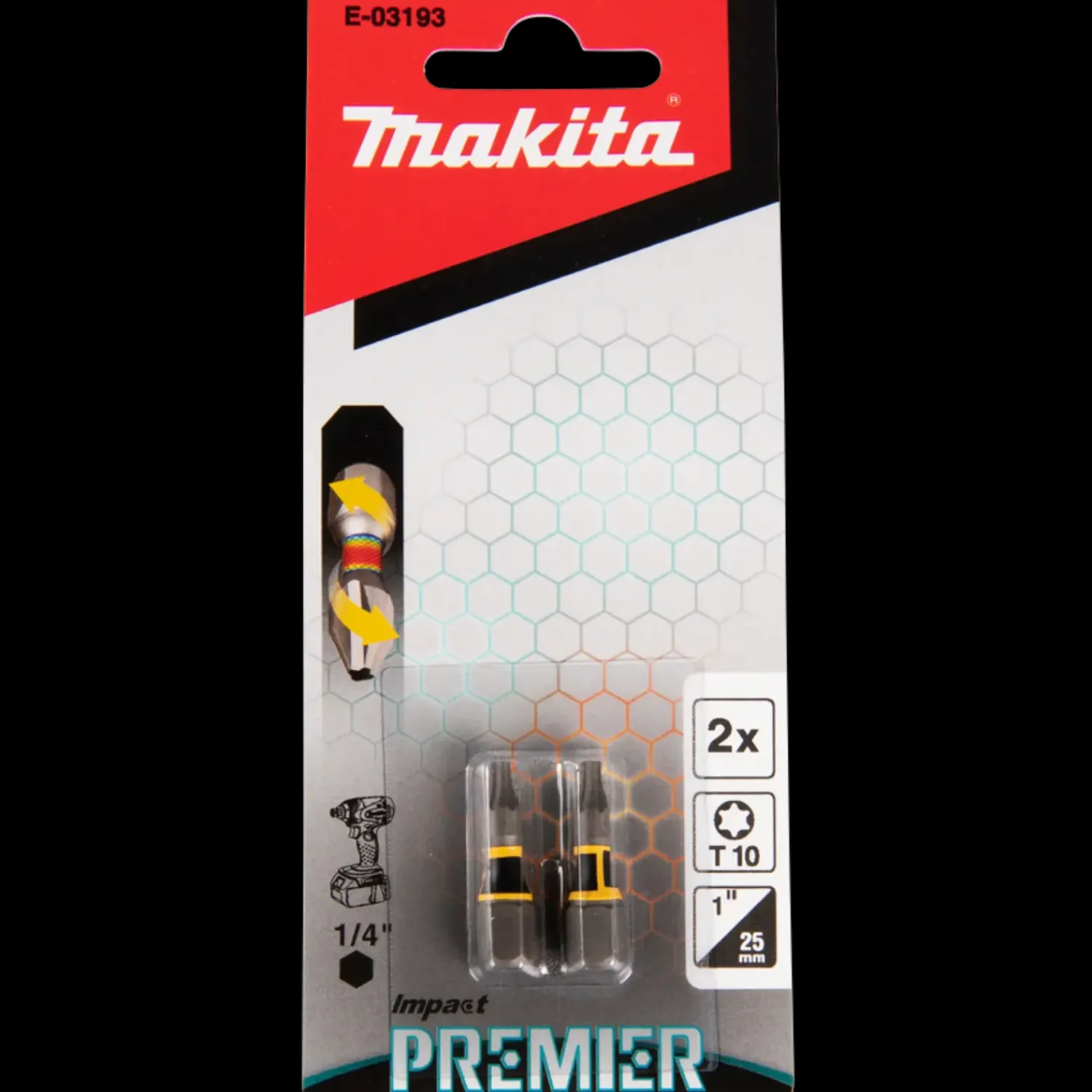 New Makita bit impact premier T10 10-25 mm