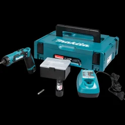 Makita Bore- Og Skruemaskiner^DF012DSJ knækskruetrækker 7,2V