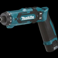 Makita Bore- Og Skruemaskiner^DF012DSJ knækskruetrækker 7,2V