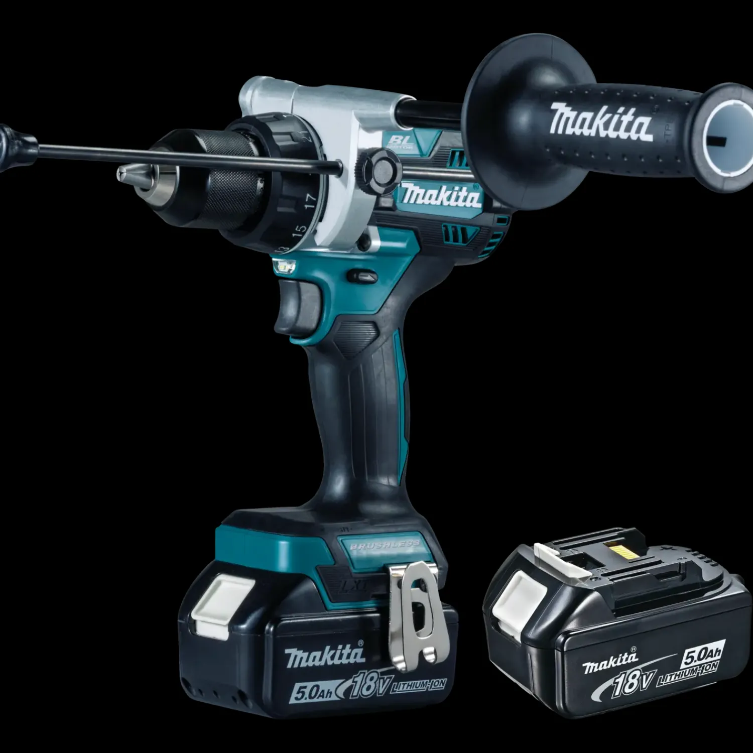Makita Bore- Og Skruemaskiner^DHP486RTR-DAV slagboremaskine 18V inkl. 2x5,0 Ah batteri og lader