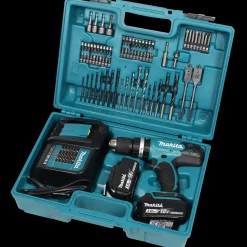 Makita Bore- Og Skruemaskiner^DHP453SFX4 18V LXT slagboremaskine 2x3,0 Ah