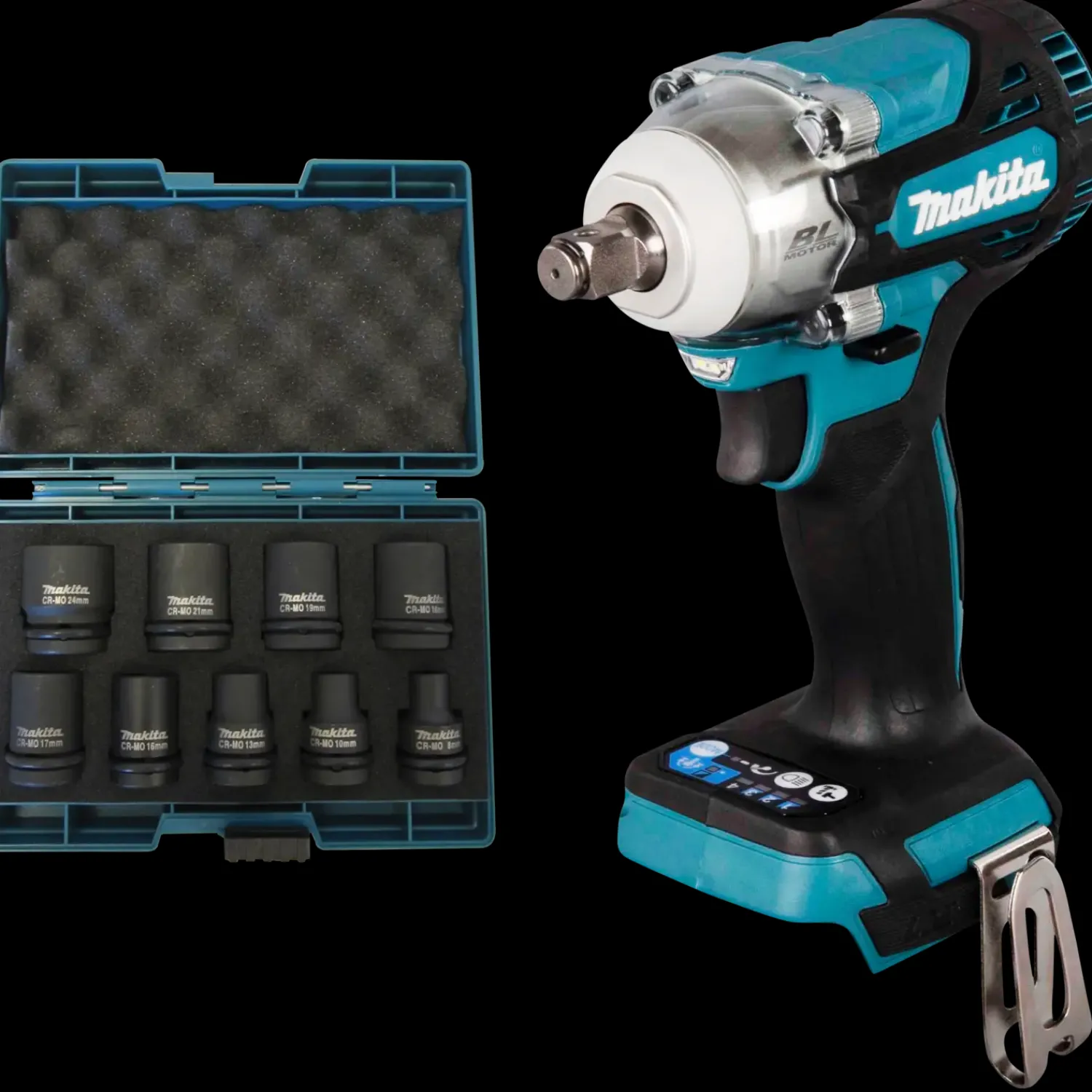 Hot Makita DTW300Z slagnøgle - 18V LXT® solo - inkl. D-41517 slagtoppesæt