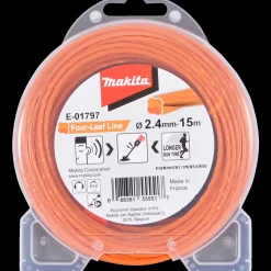 Makita Græstrimmere^E-01797 four-leaf nylontråd 2,4-15 m orange
