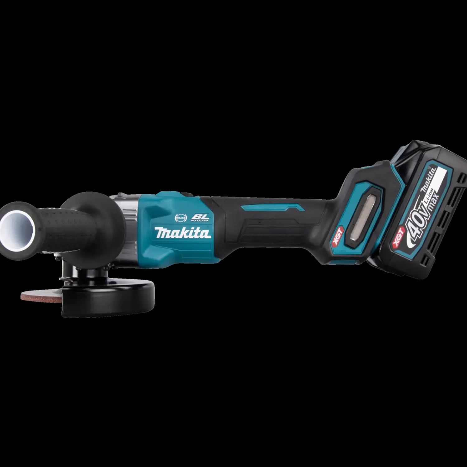 Best Makita GA005GM201 XGT 40V vinkelsliber 4.0 Ah batteri og lader