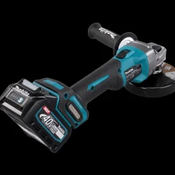 Best Makita GA005GM201 XGT 40V vinkelsliber 4.0 Ah batteri og lader