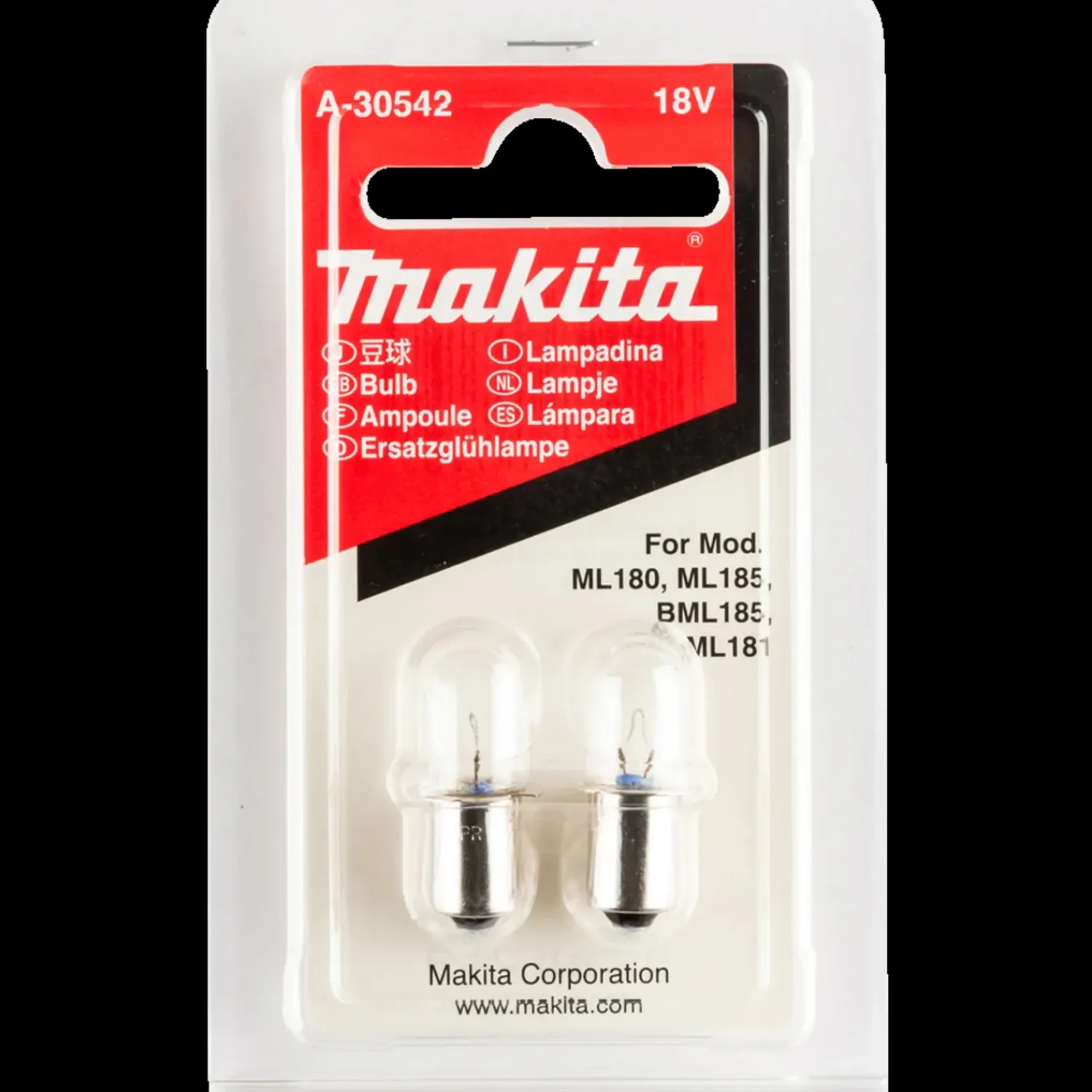 Makita Lommelygter^18V pære for ML180